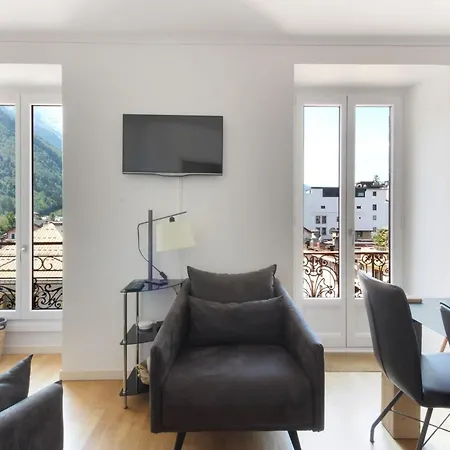 Lägenhet Nook 42 - The Loft - 2br W/ Balcony Views Chamonix